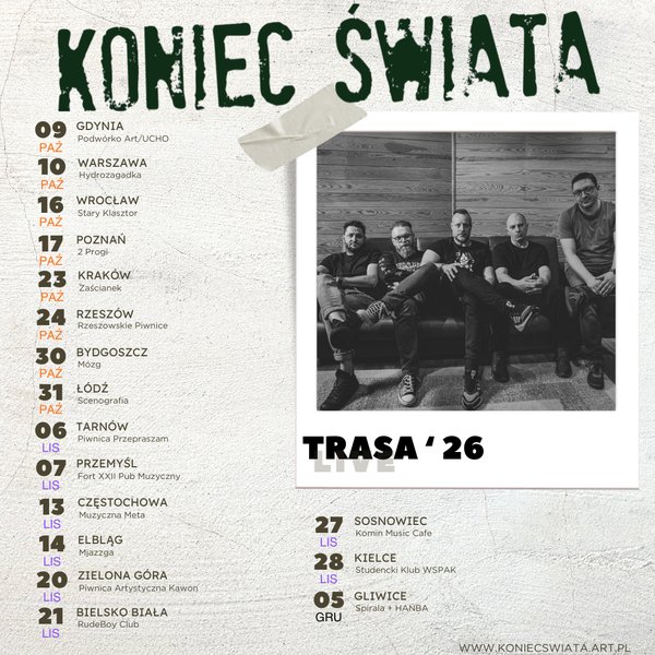 Koniec Świata - Trasa '26 - Elbląg