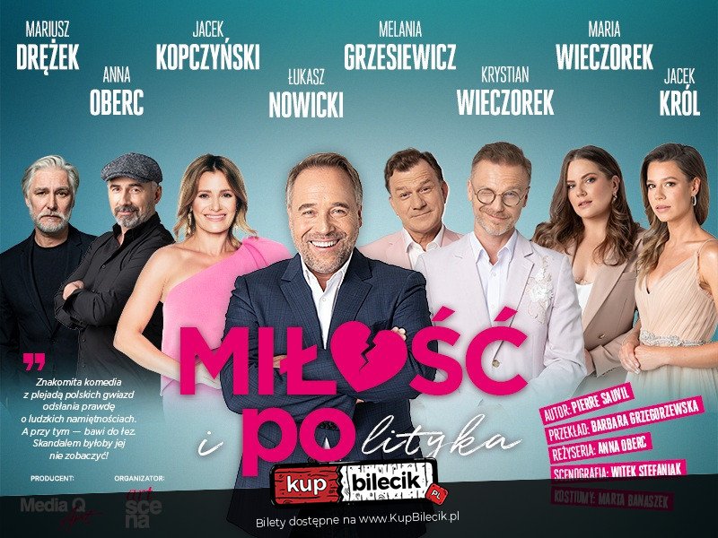 Miłość i polityka - Spektakl komediowy - Olsztyn