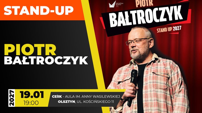 Piotr Bałtroczyk stand-up - Olsztyn