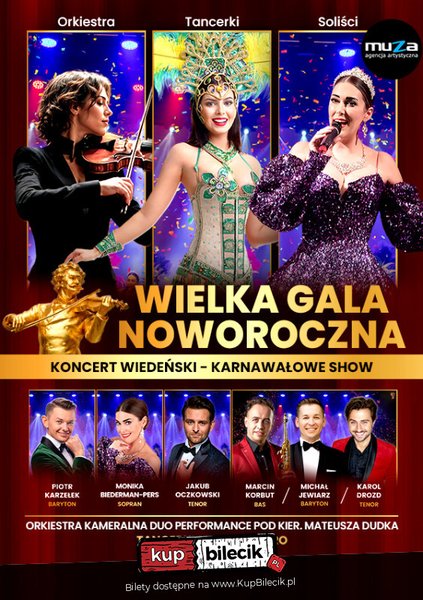 Wielka Gala Noworoczna - Koncert Wiedeński - Karnawałowe Show - Jedyne Takie w Polsce! - Olsztyn