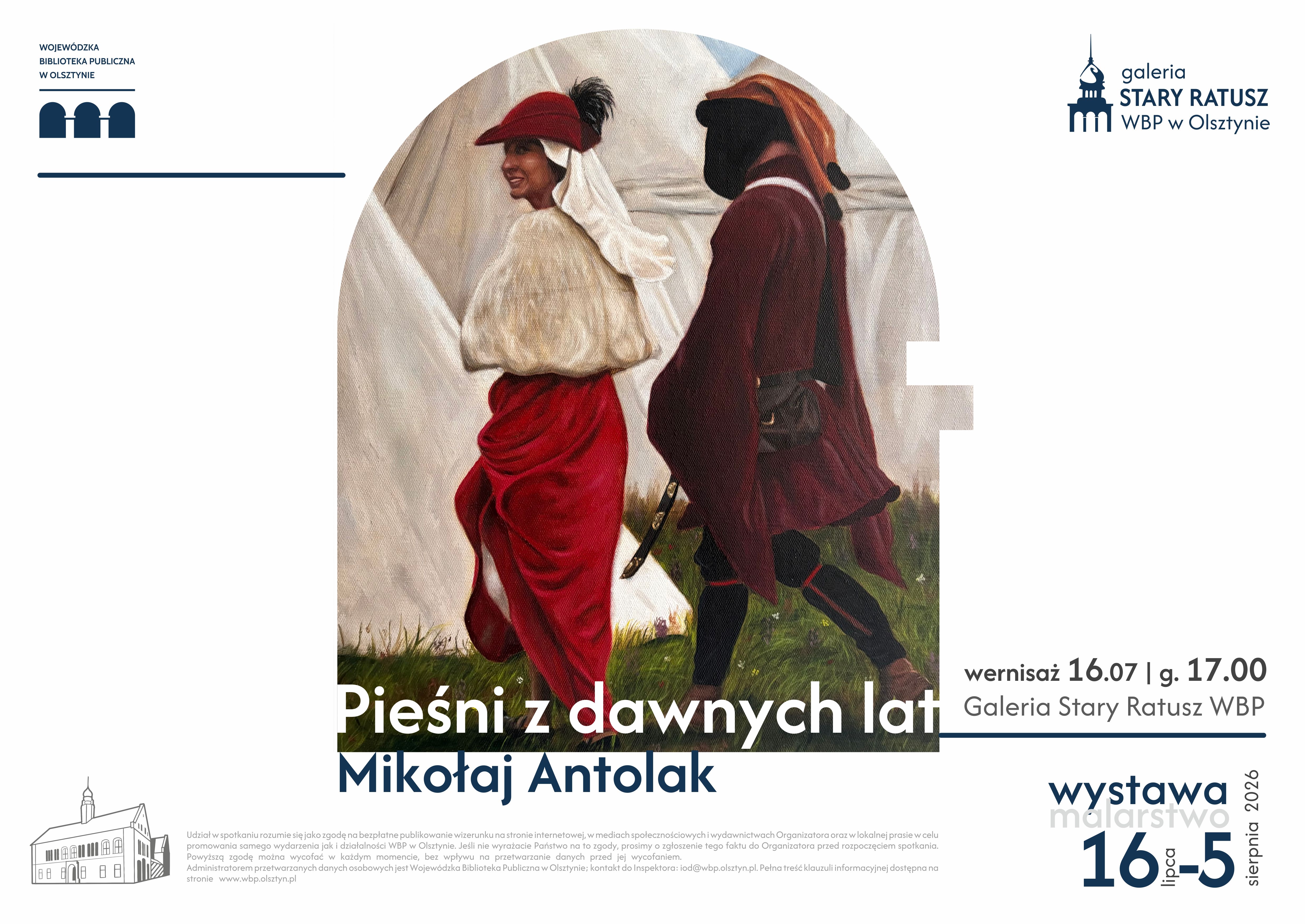 Wystawa malarstwa Mikołaja Antolaka „Pieśni z dawnych lat” - Olsztyn