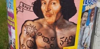 Mikołaj Kopernik na plakacie reklamujący UWM